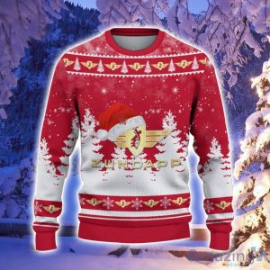 Zundapp Santa Hat Pattern Ugly Christmas Sweater For Men And Women Product Photo 2