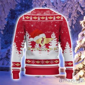 Zundapp Santa Hat Pattern Ugly Christmas Sweater For Men And Women Product Photo 3