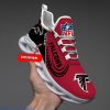 Custom Name Special Sneakers Atlanta Falcons Max Soul Sneakers Personalized Gift