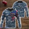 Texas A&M Aggies Custom Name Camo Pattern T-Shirt Hoodie Sweatshirt Zipper Hoodie Father’s Day Gift Camo US. Navy Hoodie