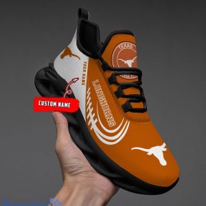 Custom Name NCAA Texas Longhorns Personalized Sneakers Max Soul Shoes Product Photo 2