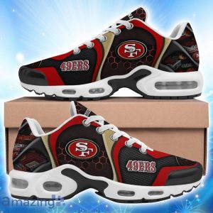 San Francisco 49ers Personalized Name Air Cushion Sport Shoes Gifts For Men And Women Football Fans Product Photo 2