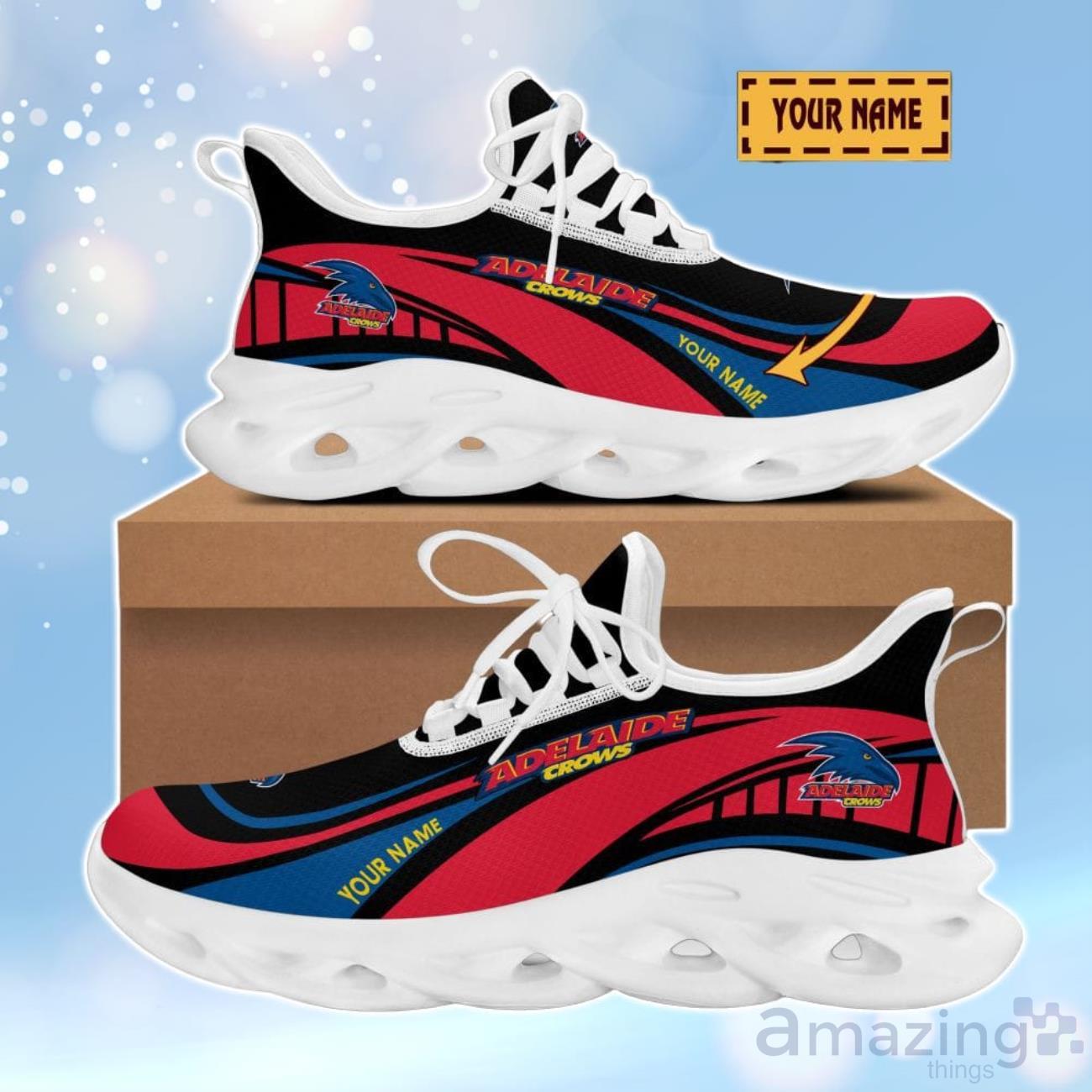 Adelaide Football Club 3D Design Max Soul Shoes Custom Name For Real Fans image Adelaide Football Club 3D Design Max Soul Shoes Custom Name For Real Fans Product Photo 2