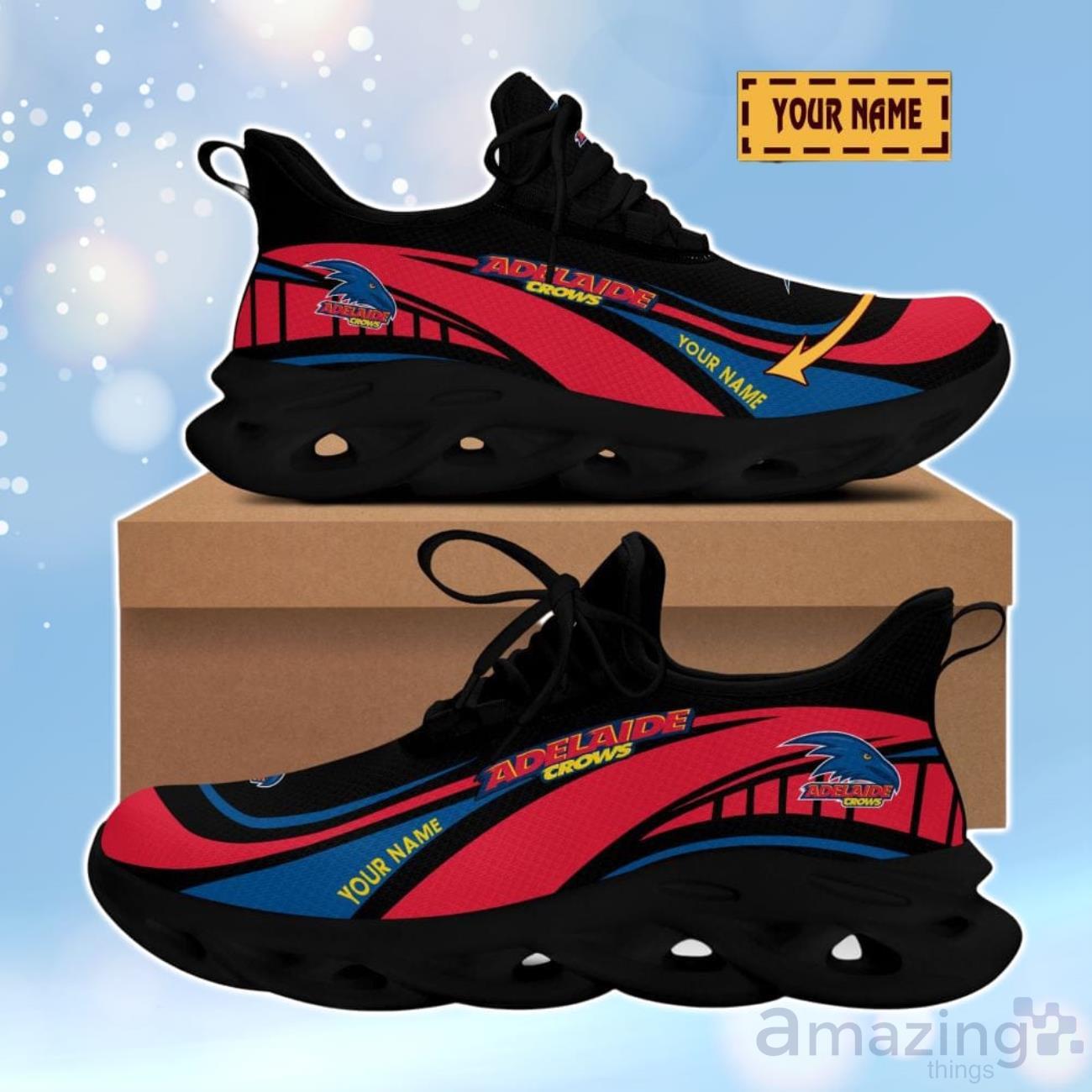 Adelaide Football Club 3D Design Max Soul Shoes Custom Name For Real Fans image Adelaide Football Club 3D Design Max Soul Shoes Custom Name For Real Fans Product Photo 1