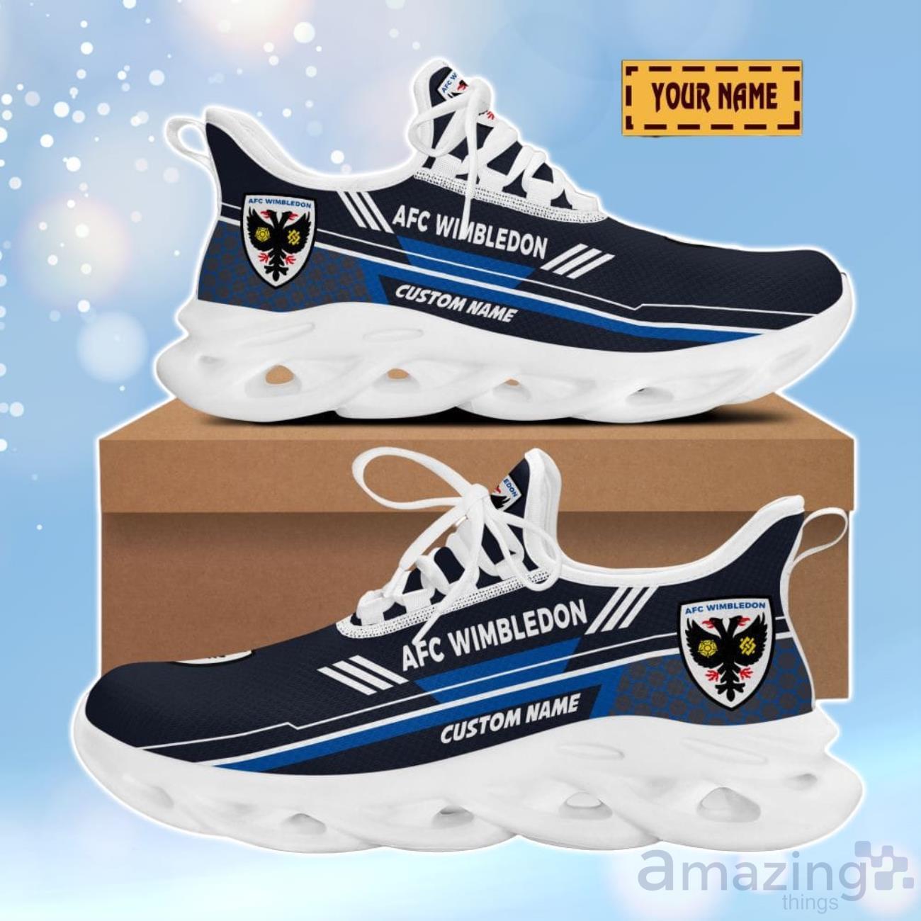 AFC Wimbledon 3D Design Max Soul Shoes Custom Name For Real Fans image AFC Wimbledon 3D Design Max Soul Shoes Custom Name For Real Fans Product Photo 2