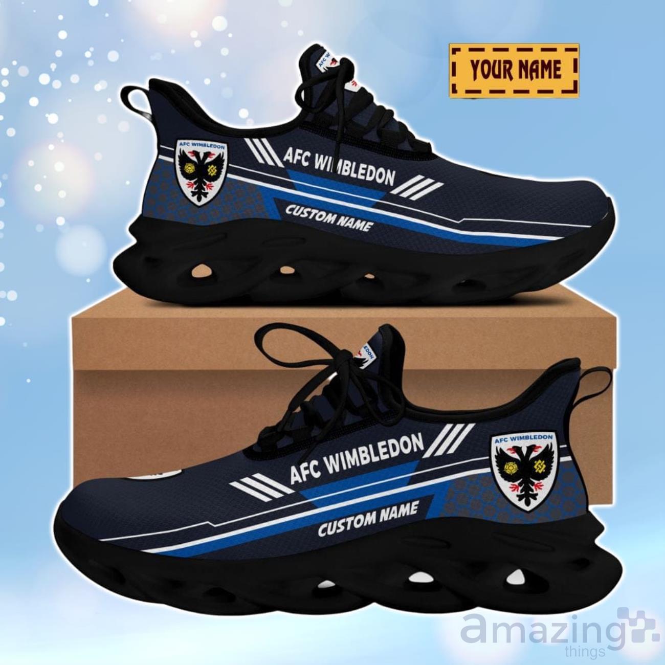 AFC Wimbledon 3D Design Max Soul Shoes Custom Name For Real Fans image AFC Wimbledon 3D Design Max Soul Shoes Custom Name For Real Fans Product Photo 1