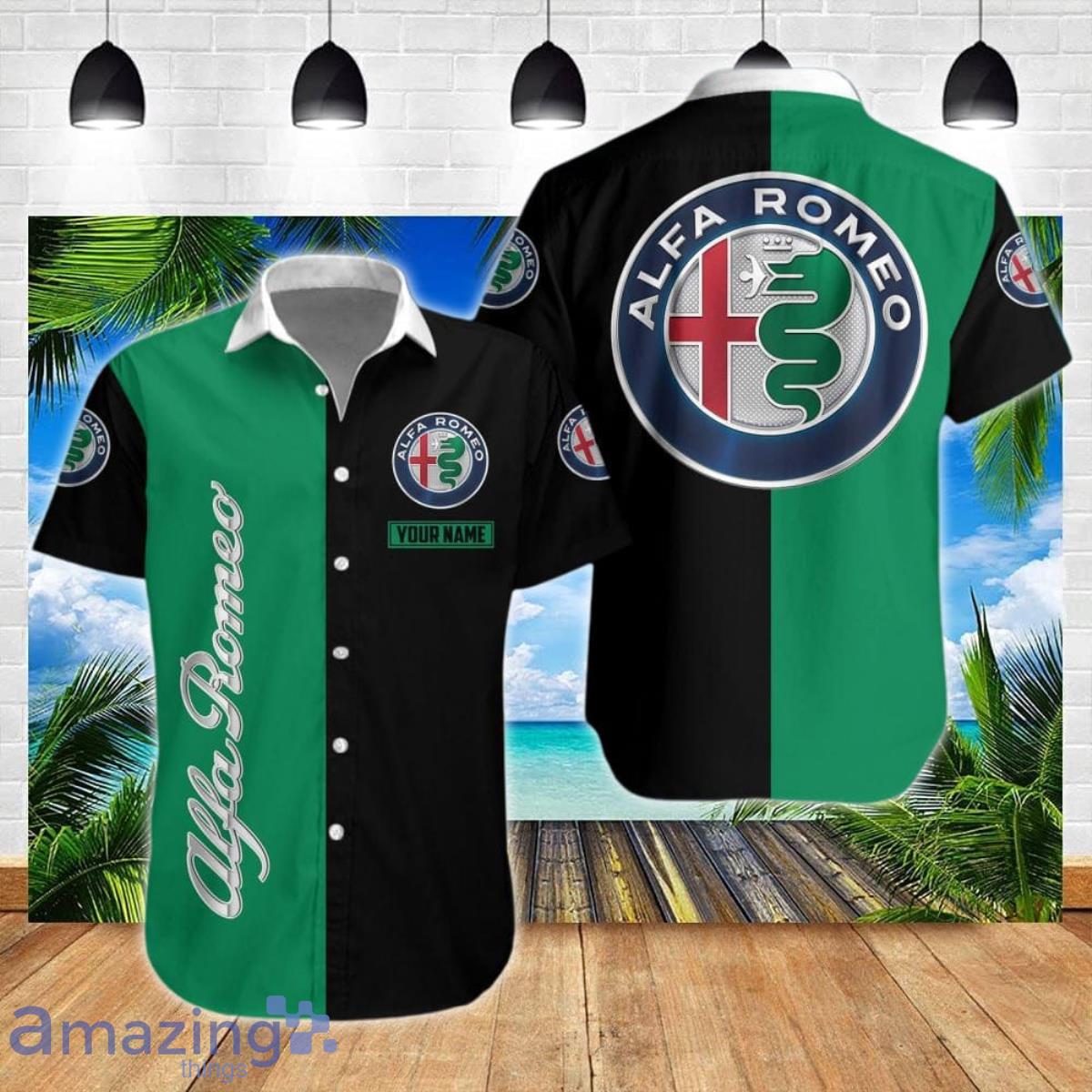 Alfa Romeo Hawaiian Style Shirt Gift For Men And Women image Alfa Romeo Hawaiian Style Shirt Gift For Men And Women Product Photo 1
