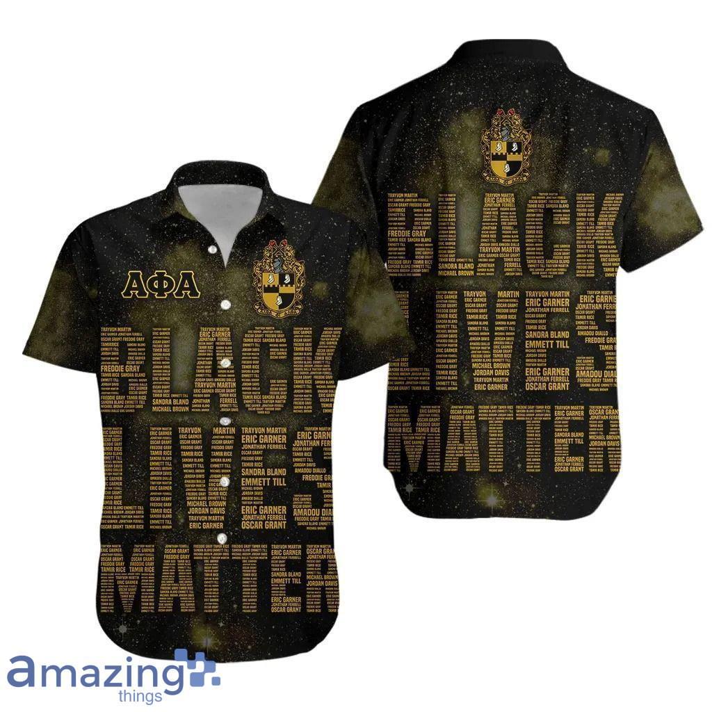 Alpha Phi Alpha Fraternity Black Lives Matter No.1 Hawaiian Shirt For Men And Women image Alpha Phi Alpha Fraternity Black Lives Matter No.1 Hawaiian Shirt For Men And Women Product Photo 1