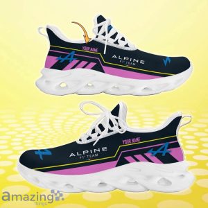 Alpine F1 Team Max Soul Shoes Custom Name Best Gift For Men And Women Product Photo 2