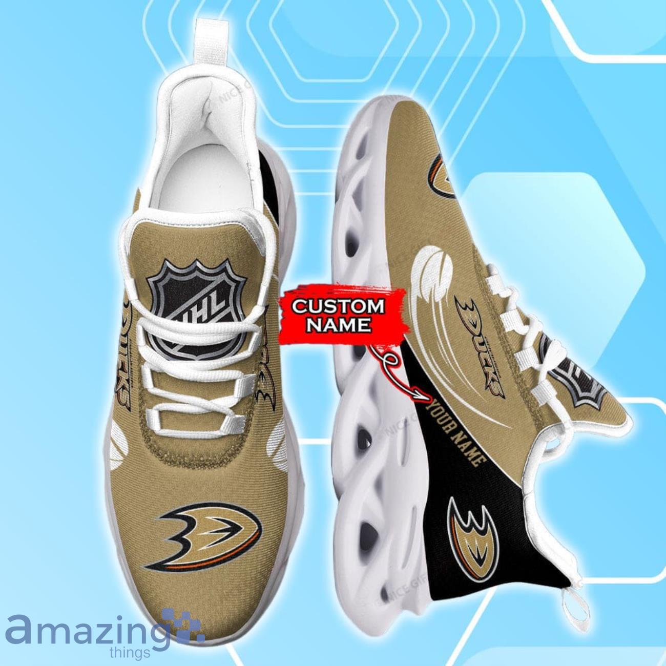 Anaheim Ducks Custom Name Max Soul Shoes New Sneakers For Fans image Anaheim Ducks Custom Name Max Soul Shoes New Sneakers For Fans Product Photo 1