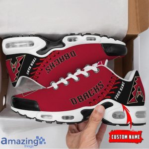 Arizona Diamondbacks MLB Custom Name Air Cushion Sports Shoes Sport Team Gift Men And Women Shoes Product Photo 2