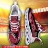 Arkansas Razorbacks Team Shoes Sneakers Personalized Name Max Soul Shoes Men Women Shoes