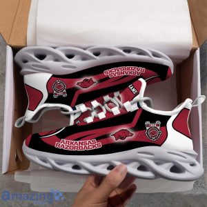 Arkansas Razorbacks Team Shoes Sneakers Personalized Name Max Soul Shoes Men Women Shoes Product Photo 3
