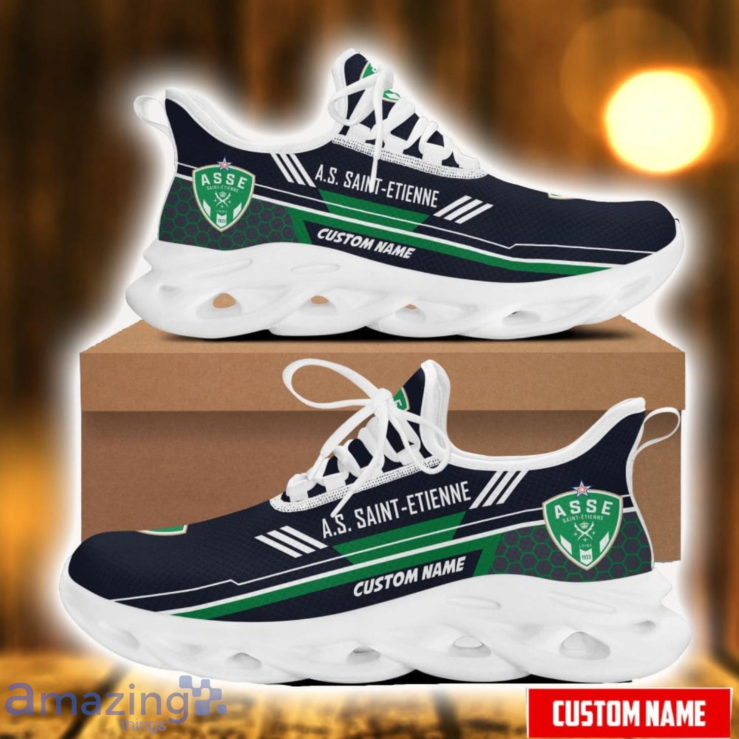 AS Saint Etienne Max Soul Shoes Sport Running Sneakers Custom Name For Fans image AS Saint-Etienne Max Soul Shoes Sport Running Sneakers Custom Name For Fans Product Photo 2