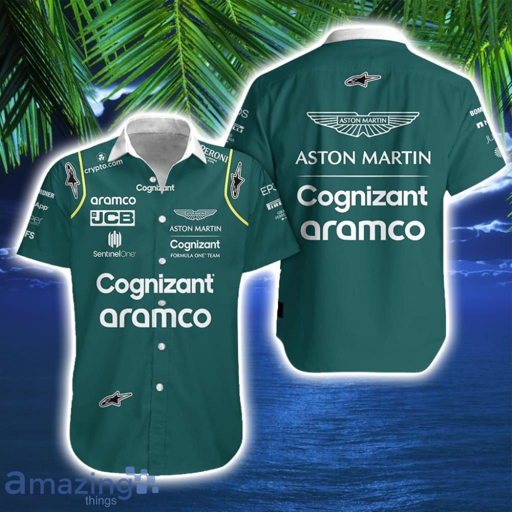 Aston Martin Cognizant F1 Team Tropical Easy Breezy Hawaiian Shirt Gift For Men And Women image Aston Martin Cognizant F1 Team Tropical Easy-Breezy Hawaiian Shirt Gift For Men And Women Product Photo 1