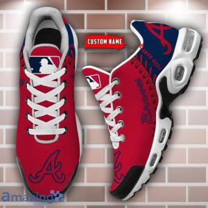 Atlanta Braves Personalized Name Air Cushion Sports Shoes Product Photo 3