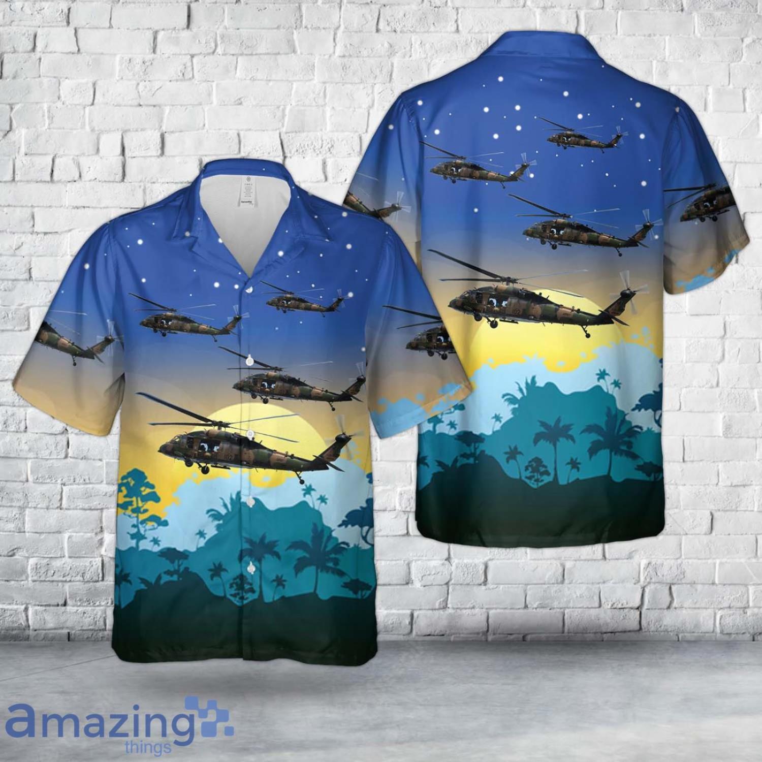 Australian Army Sikorsky S 70A 9 Blackhawk A25 102 Arion Hawaiian Shirt 3D Printed Aloha Summer Gift image Australian Army Sikorsky S-70A-9 Blackhawk A25-102 Arion Hawaiian Shirt 3D Printed Aloha Summer Gift Product Photo 1