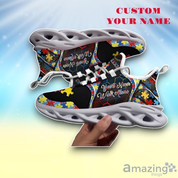 Autism Max Soul Shoes Custom Name Exclusive Sneakers For Men Women Product Photo 2