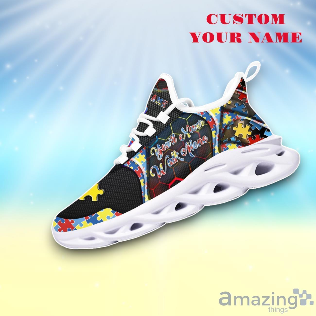 Autism Max Soul Shoes Custom Name Exclusive Sneakers For Men Women Product Photo 1