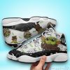 Baby Yoda Starwars 6 Air Jordan 13 Sneaker Shoes