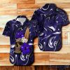 Baltimore Ravens Skull Flower Hawaiian Shirt For Men Women