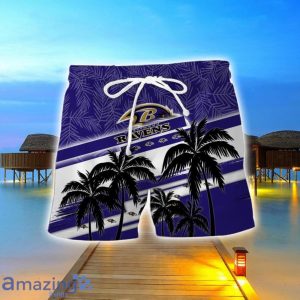 Baltimore Ravens Team Hawaii Shirt 3D Aloha Hawaiian Shirt And Shorts image Baltimore Ravens Team Hawaii Shirt 3D Aloha Hawaiian Shirt And Shorts Product Photo 2