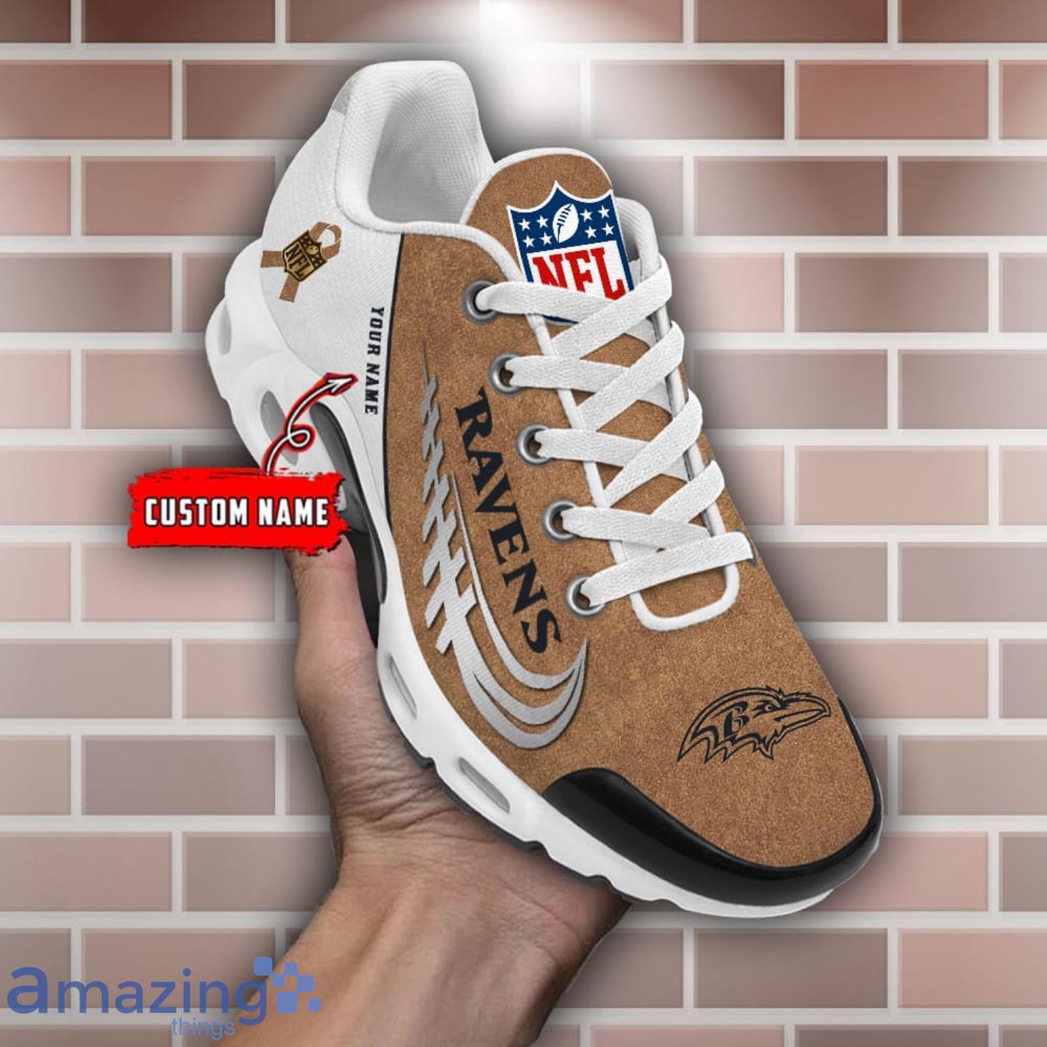 Baltimore RavensCustom NameAir Cushion Sports Shoes Fans Sport Team image Baltimore RavensCustom NameAir Cushion Sports Shoes Fans Sport Team Product Photo 1