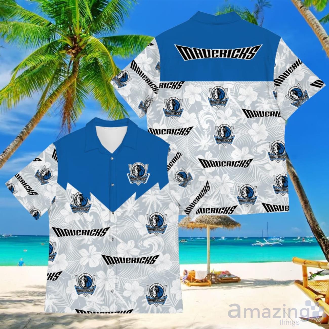 Basketball American Hawaii Shirt Tropical Beach Tree Dallas Mavericks image Basketball American Hawaii Shirt Tropical Beach Tree Dallas Mavericks Product Photo 1