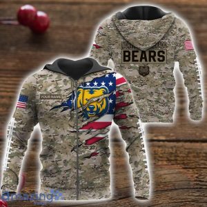 Northern Colorado Bears Custom Name Camo Pattern T-Shirt Hoodie Sweatshirt Zipper Hoodie Father's Day Gift Product Photo 4