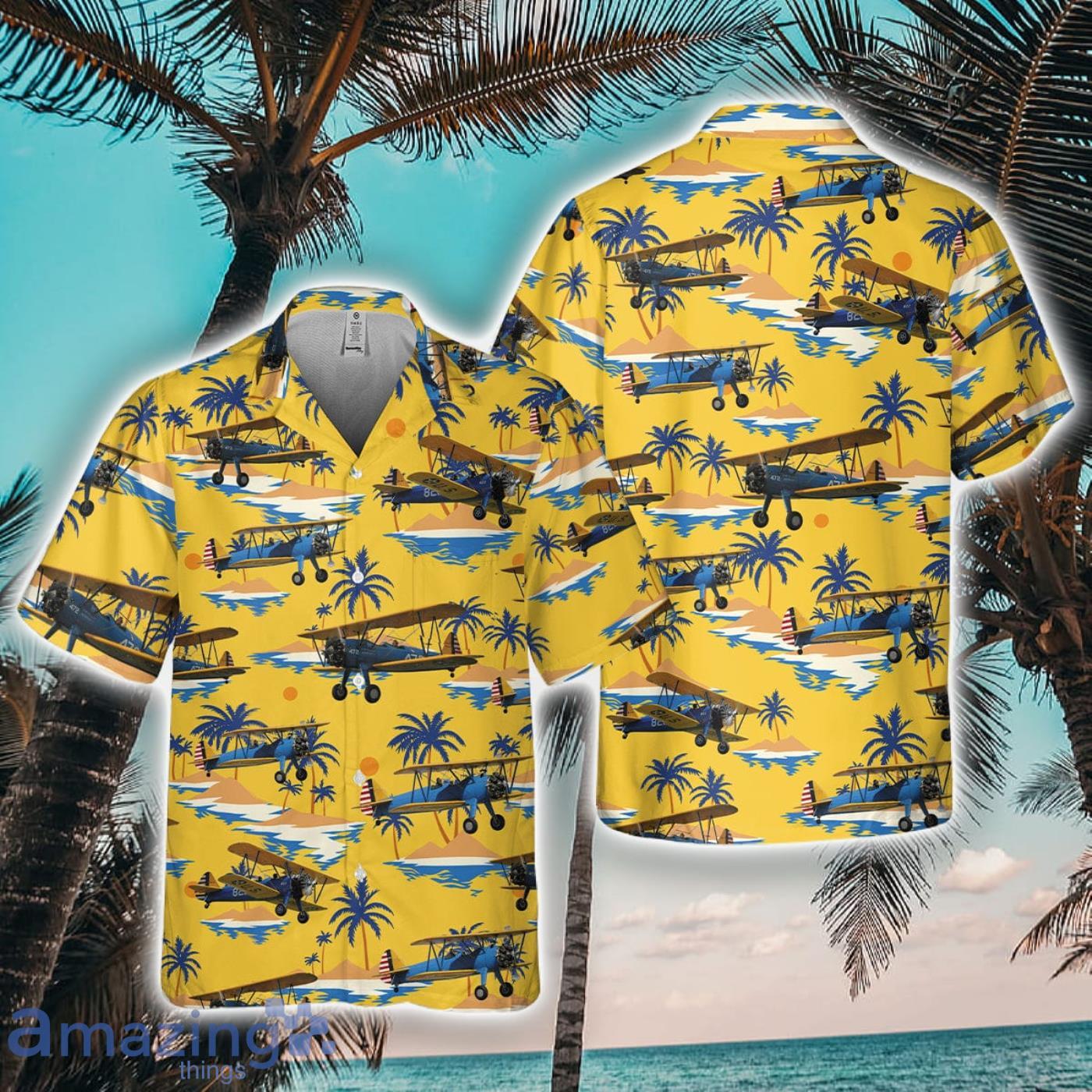 BoeingStearman PT 17 Pocket Best Summer Gift Aloha Hawaiian Shirt 3D Printed image BoeingStearman PT-17 Pocket Best Summer Gift Aloha Hawaiian Shirt 3D Printed Product Photo 1