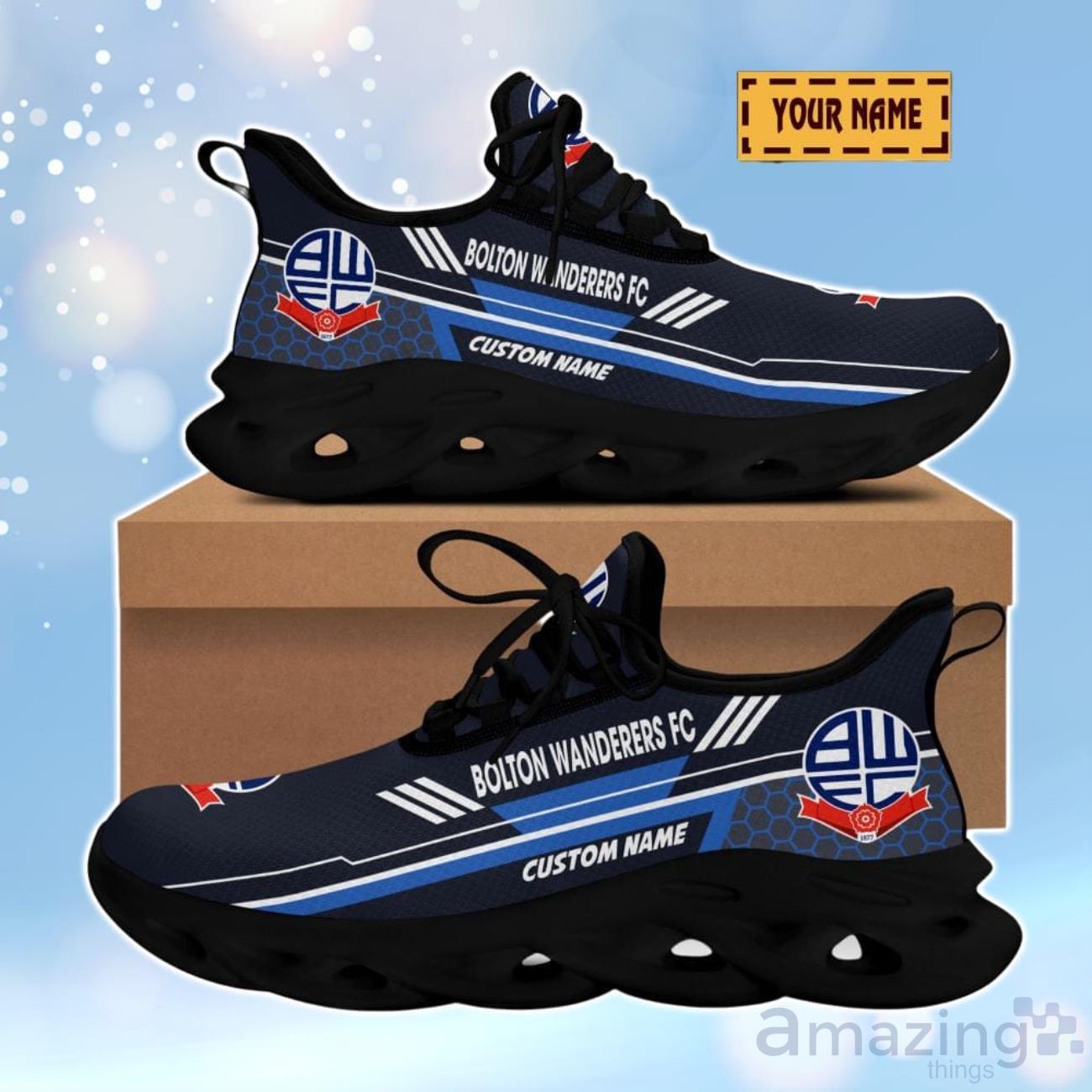 Bolton Wanderers 3D Design Max Soul Shoes Custom Name For Real Fans image Bolton Wanderers 3D Design Max Soul Shoes Custom Name For Real Fans Product Photo 1