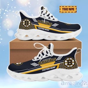 Boston Bruins 3D Design Max Soul Shoes Custom Name For Real Fans Product Photo 2