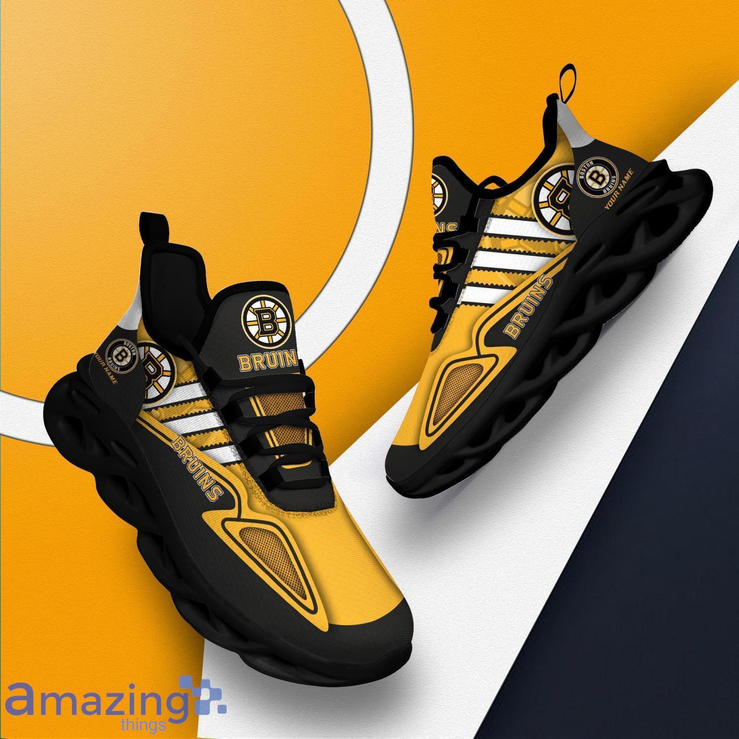 Boston bruins Clunky Max Soul Shoes Men And Women Walking Shoes image Boston bruins Clunky Max Soul Shoes Men And Women Walking Shoes Product Photo 2