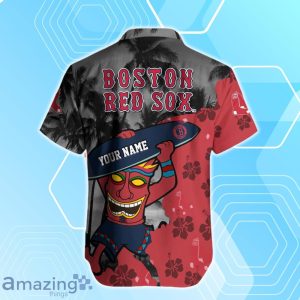 Boston Red Sox Custom Name Hawaiian Shirt For Men Women Fan's image Boston Red Sox Custom Name Hawaiian Shirt For Men Women Fan's Product Photo 2