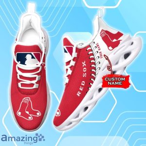 Boston Red Sox Custom Name Max Soul Shoes New Sneakers For Fans Product Photo 1