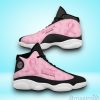 Breast Cancer Awareness Air Jordan 13 Sneaker Shoes For Fans
