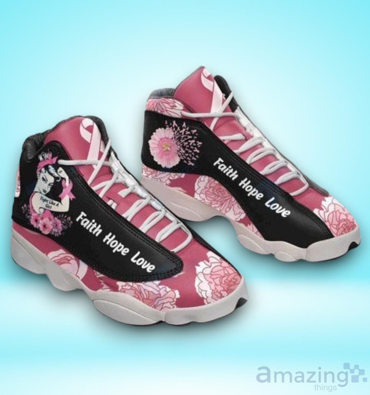 Jordan breast clearance cancer shoes