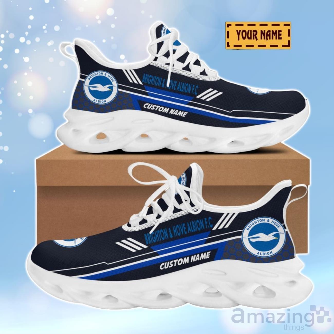Brighton & Hove Albion F.C 3D Design Max Soul Shoes Custom Name For Real Fans image Brighton & Hove Albion F.C 3D Design Max Soul Shoes Custom Name For Real Fans Product Photo 2