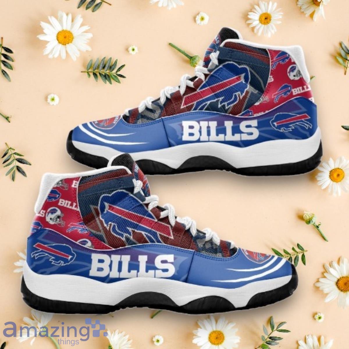 Buffalo Bills Air Jordan 11 Sneakers Style Gift For Men Women Product Photo 1