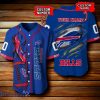 Buffalo Bills NFL Baseball Jersey New Design 3D Logo Custom Number & Name