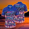 Buffalo Bills NFL Hawaiian Shirt, Graphic Tropical Patterns 3D Printed Beach Shirt Summer Best Gift For Fan