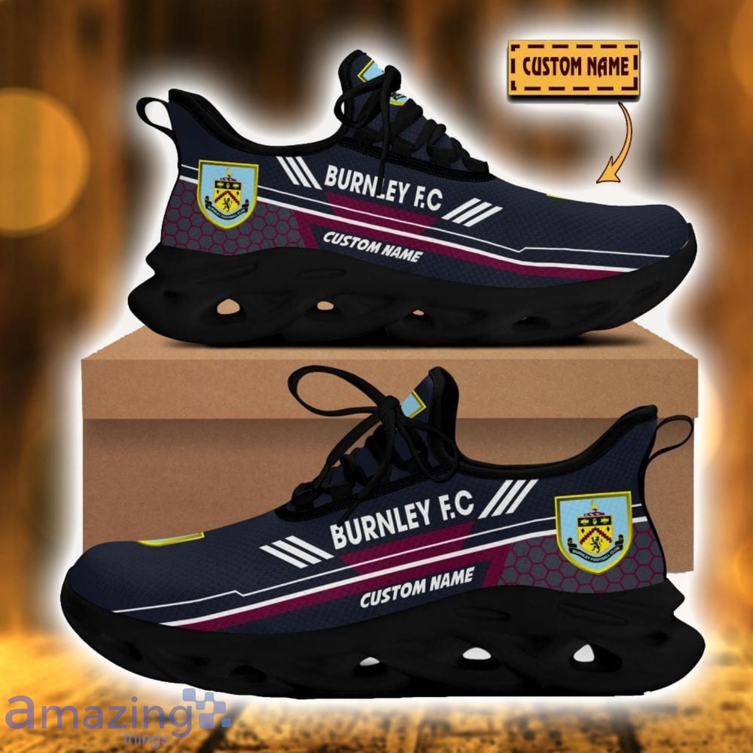 Burnley F.C Max Soul Shoes Sport Running Sneakers Custom Name For Fans image Burnley F.C Max Soul Shoes Sport Running Sneakers Custom Name For Fans Product Photo 1