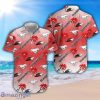 Calgary Stampeders Coconut Pattern 3D Hawaiian Shirt Aloha Shirt For Summer Gift
