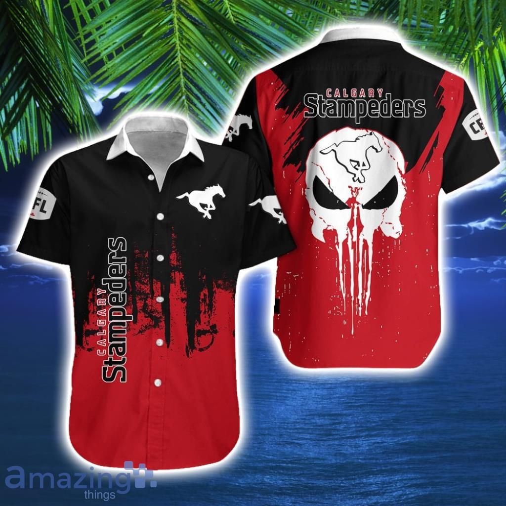 Calgary Stampeders Resort Style Hawaiian Shirt Gift For Men And Women image Calgary Stampeders Resort Style Hawaiian Shirt Gift For Men And Women Product Photo 1