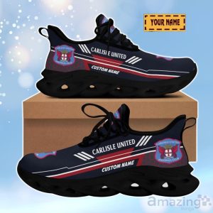 Carlisle United 3D Design Max Soul Shoes Custom Name For Real Fans Product Photo 1