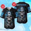 Carolina Panthers Baseball Jersey Skull 3D Custom Number & Name