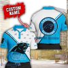 Carolina Panthers Custom Name Polo Shirt 3D All Over printed Gift For Sport Fans