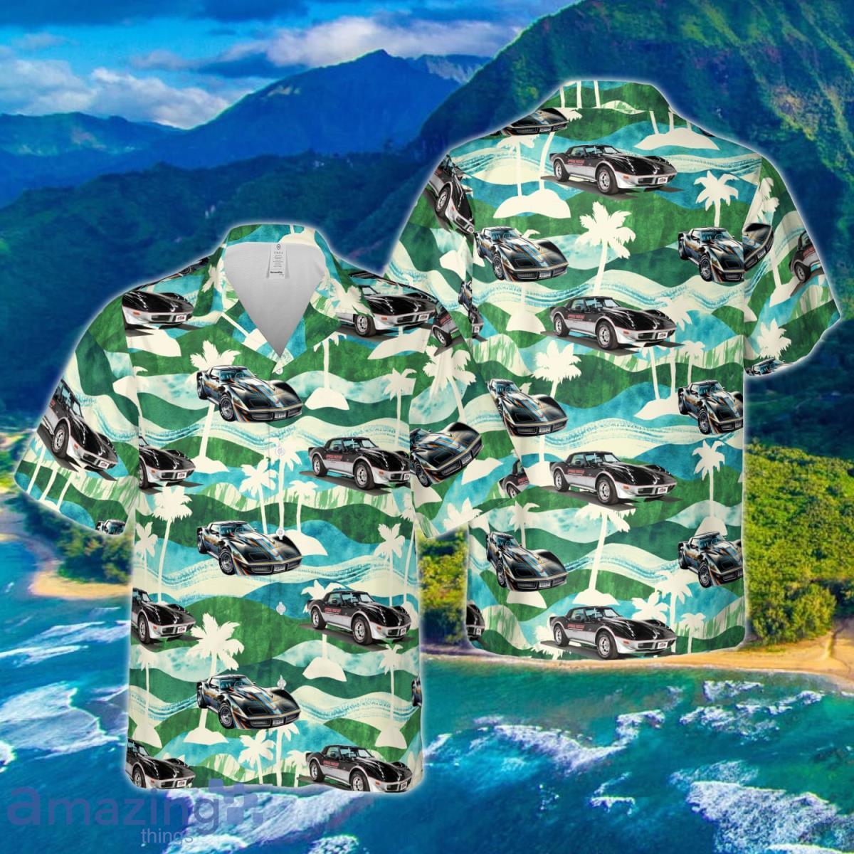Chevrolet Corvette Car Hawaiian Shirt Style Gift For Men And Women image Chevrolet Corvette Car Hawaiian Shirt Style Gift For Men And Women Product Photo 1