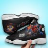 Chicago Bears Nfl Football Team Air Jordan 13 Black Sneaker Shoes