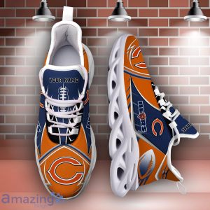 Chicago Bears Sport Max Soul Sneakers Personalized Name For Fans image Chicago Bears Sport Max Soul Sneakers Personalized Name For Fans Product Photo 2